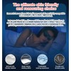 Máscara para dormir con cámara de humedad para ojos secos: