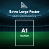 Football Ground Map 92 Club - Football Stadium A1 Wall