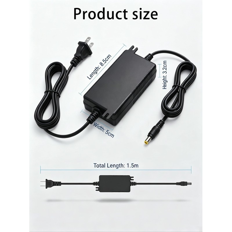 12V 1A Power Supply AC Adapter 100-240v 50/60hz DC 12V