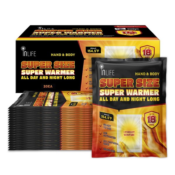 InLife Super Size Super Warmer for Hands and Body, Wider