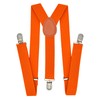 trilece Orange Suspenders for Boys Kids Girls and Toddlers Baby