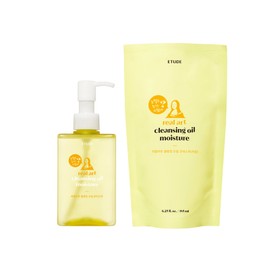 Etude Real Art Cleansing Oil Moisture Product + Refill / 에뛰드 리얼아트 클렌징 오일 모이스처 본품 + 리필