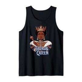 Taurus Queen Zodiac Crown Level Of Savage Elegant Regal Tank Top