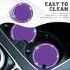 Kutyun 4PCS Bling Car Cup Coaster, Universal Non-Slip Cup Holders