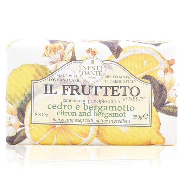 Nesti Dante Nesti dante il frutteto Energizing soap - Citron and Bergamot, 8.8oz, 8.8 Ounce