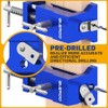BLEKOO 4 Pack Cabinet Clamps for Installation, Solid Drilling Tool