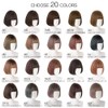Brightlele Wig, Short Bob, Full Wig with Gradation, Natural -