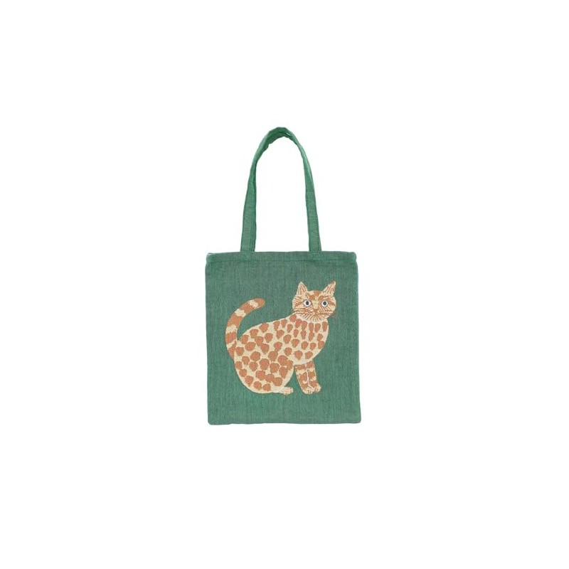 m.m Miyuki Matsuo Tote Bag Rectangle Tote Bag Cat, Milo