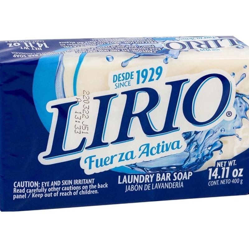 Lirio Laundry Bar Soap 400 gm - Single Bar for