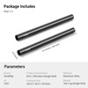 SMALLRIG 2pcs Black Aluminum Alloy 15mm Rod - 20cm 8inch-1051