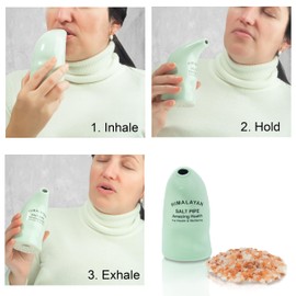 Amazing Health Amazing Health Salt Inhaler - Himalayan Salt Pipe - Natural Respiratory Aid
