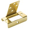 No-Mortise Chest Hinge - Brass Plated Lightweight Heavy Duty Hinges