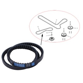 JEENDA Drive Belt 07200807 Compatible with Gravely ZT HD 60 Pro-Turn ZX 60 Pro-Turn Z 60 Compatible with Ariens Zenith 60 Apex 60(not 07200817)