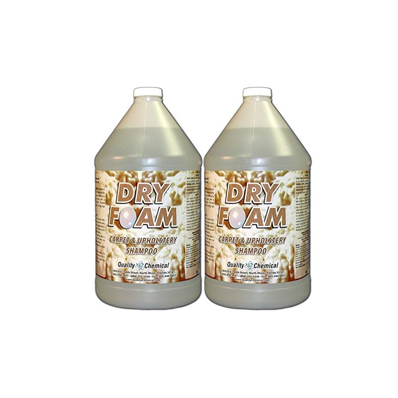 Quality Chemical Dry Foam Carpet and Upholstery Shampoo-2 gallon case