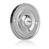 Byron 2207/P1BC Round Wired Bell Push Flush Fit Chrome