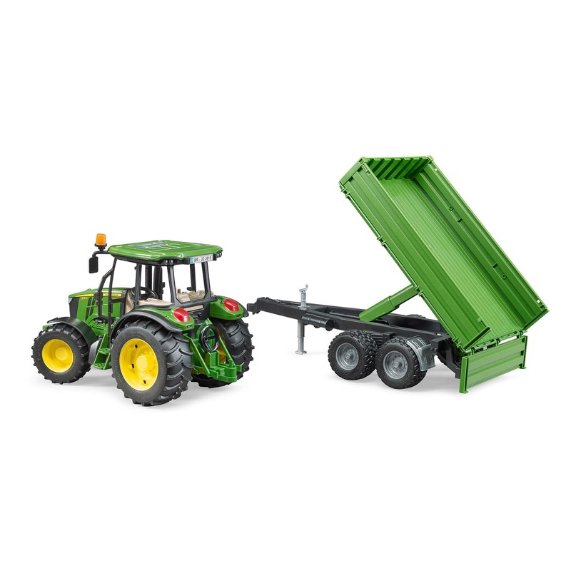 John Deere 5115M with Trailer
