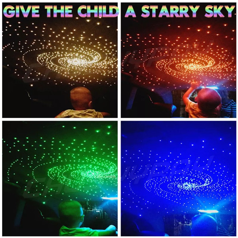CHUSYYRAY 300PC Fiber Optic Car Home Headliner Star LIGHT KIT