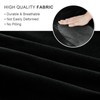 NICEEC Spandex Stretch Piano Bench Cover with Skirt Removable Ottoman