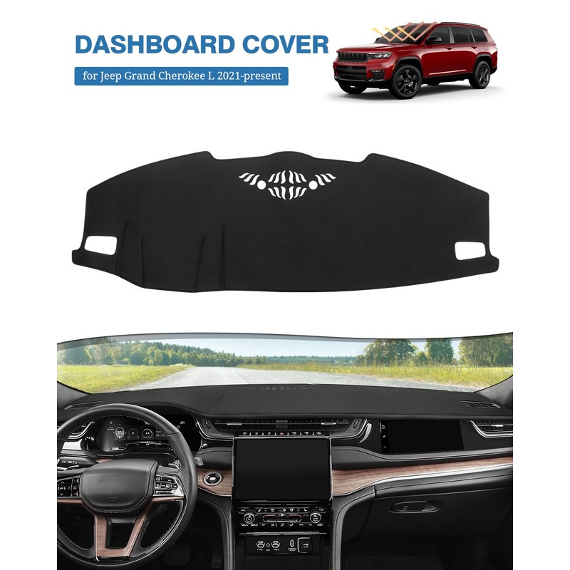 FIILINES Dash Cover for Jeep Grand Cherokee L 2021-2025(Not Fit