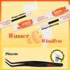 GlowVane Volumen Cluster-Lashes D Curl, Lash-Cluster, Wimpern-Extensions Einfach zu Hause,Wiederverwendbare