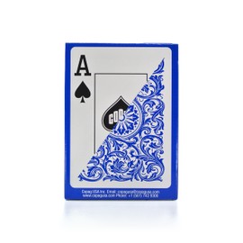 Copag Elite 100% Plastic Playing Cards, Poker Size (Standard) Jumbo Index Single Deck (Blue)