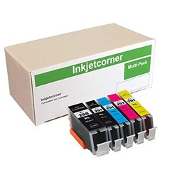 Inkjetcorner Compatible Ink Cartridges Replacement for PGI-250XL CLI-251XL for use with MG6420 MG5520 MG5522 MX922 MG5420 MG5422 (5-Pack)