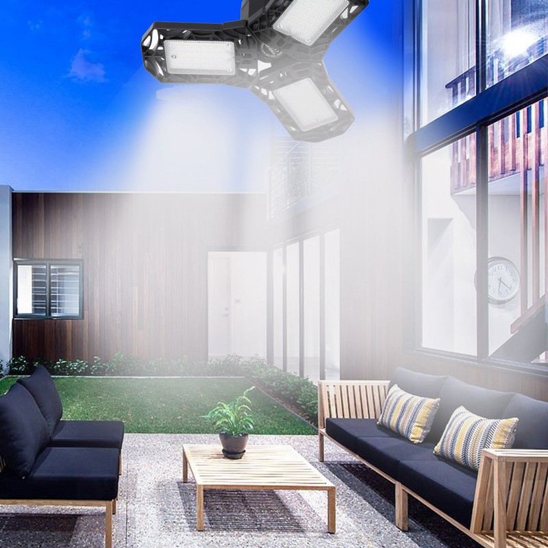 40W E27/E26 36LED Fan Garage Light Plastic Black Industrial Working