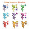 Kebuye Alcohol Marker 48 Colours, Alcohol Marker Pens Set, Twin