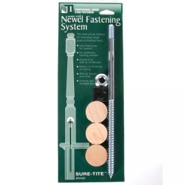 Red Oak Box Newel Posts Stair Parts 3 1/2", 4 1/2", 5", and 6 1/4" Large Newels - Newel Mounting Kit