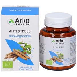 Arkopharma Arkocapsule - Ashwagandha Bio Integratore Alimentare, 60 capsule