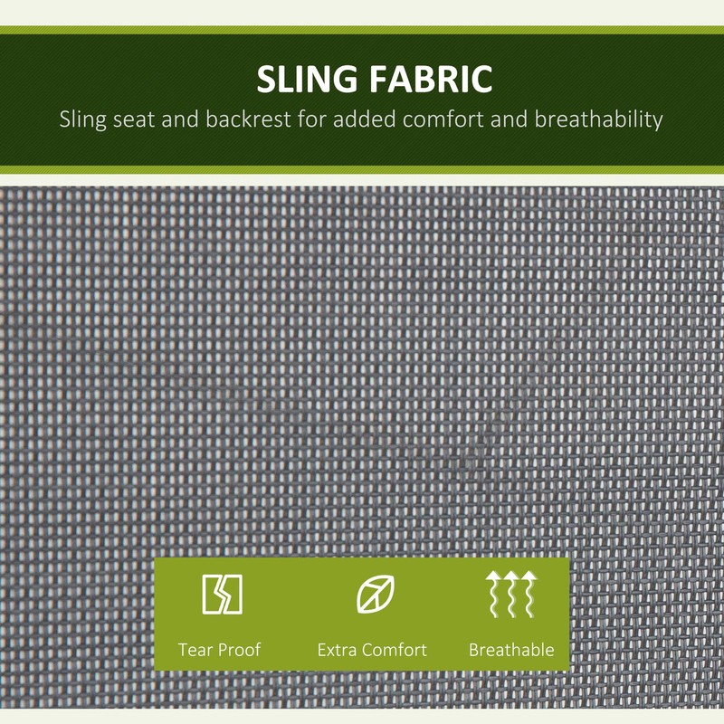 Outsunny 2-Seat Patio Swing Chair, Outdoor Canopy Swing Glider with