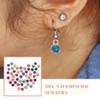 Operitacx 50Pcs Birthstone Charms Gemstone Charms for Diy Jewelry Making,