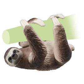 Takara Tomy Ania AS-26 Sloth (Nodochamiyubino Sloth), Animal Dinosaur Realistic Moving Figure Toy, Ages 3 and Up, Passed Toy Safety Standards, ST Mark Certified, ANIA TAKARA TOMY