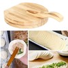 Wooden Dough Pressing Tool Wood Dumpling Skin Presser Home Dumpling