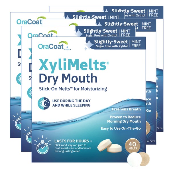 Orahealth XyliMelts Discs 40 EA - Buy Packs and SAVE (Pack of 5)