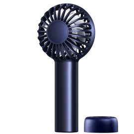 SWEETFULL Mini Portable Fan - Small Handheld Fan, 3 Speeds Personal Hand Gifts for Travel Essentials, Lash, Makeup, Eyelash, Kids, Girls, Women - USB, Cute Design Blue