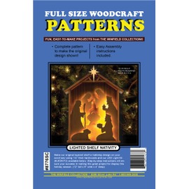 Lighted Nativity Silhouette Scroll Saw Pattern