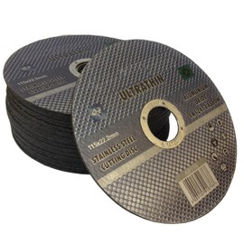 20 x Ultra thin 115 x 1mm stainless steel cuttings discs - metal cutting slitting discs