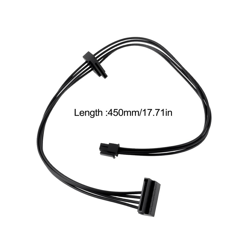 VGOL 2pcs Mini 4-pin to 2-pin Sata Serial Hard Drive