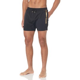 BOSS Metallic Logo Swim Trunks