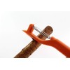Suncraft FC-117 Freshly Shaped Kinpira Peeler, Made in Japan, Orange