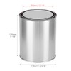 QWORK 6 Pack 1 Quart Metal Paint Cans with Lids