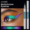 UCANBE Chameleon Liquid Eyeliner - Green Cyan Blue, Multi-Chrome Metallic