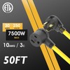 TOOLIOM 50FT Welder Extension Cord 10AWG 6-50P to 6-50R Power