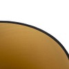 QAZQA Modern Cotton Lampshade Black 35I30I20 with Gold I Brass