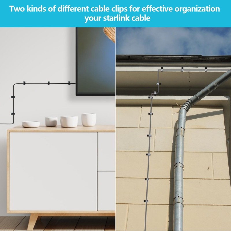 1 inch cable routing kit for starlink,4pcs wall grommet bushing