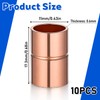 3/8 Inch Straight Copper Fittings 10 Pcs Copper Pipe Welding