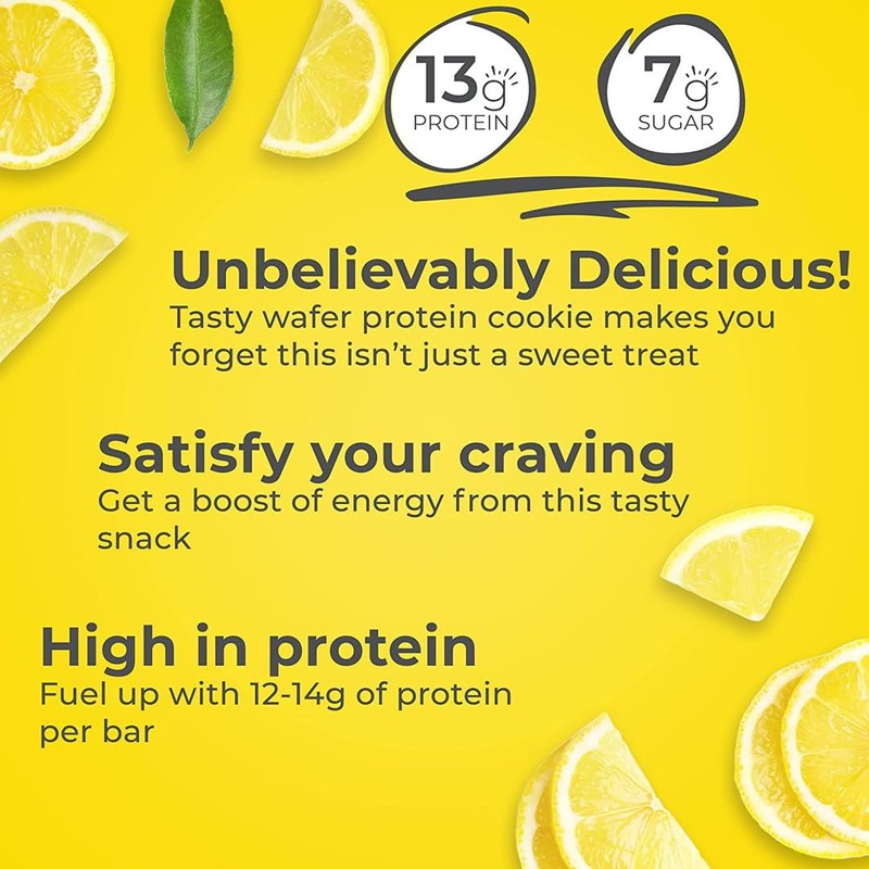 Power Crunch Protein Wafer Bars, High Protein Snacks with Delicious