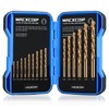 MACXCOIP Cobalt Drill Bit Set, 15Pcs M35 High Speed Steel