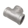 LOZOME 3/4" Stainless Steel Tee Female NPT Threaded T Shaped